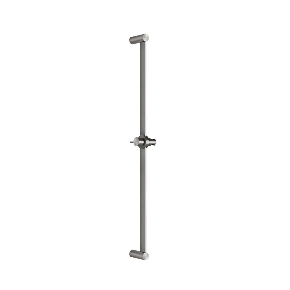 Glissière de douche 80 cm GESSI 316, avec support à rotule, groupe acoustique 1, 239 acier inoxydable brossé
