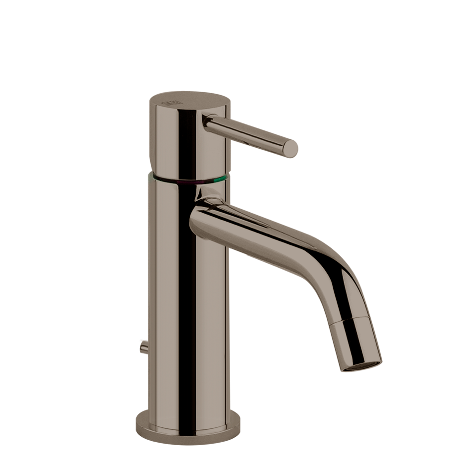Mélangeur de lavabo VIA TORTONA S 127 mm, goulot fixe vidage excentrique, tuyaux de raccordement flexibles 3/8", groupe acoustique I, débit 5 l/min, 149 Finox