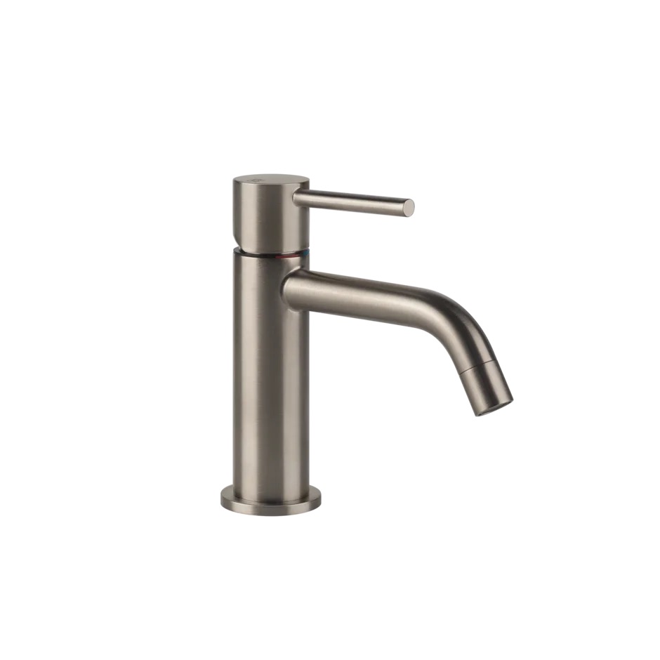 Mélangeur de lavabo VIA TORTONA S 127 mm, goulot fixe sans vidage, tuyaux de raccordement flexibles 3/8", groupe acoustique I, débit 5 l/min, 149 Finox