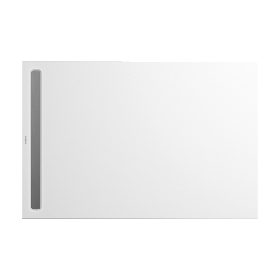 Plan de douche NEXSYS 80 x 140 x 2,6 cm, acier isolation phonique, sans cache design, standard, blanc
