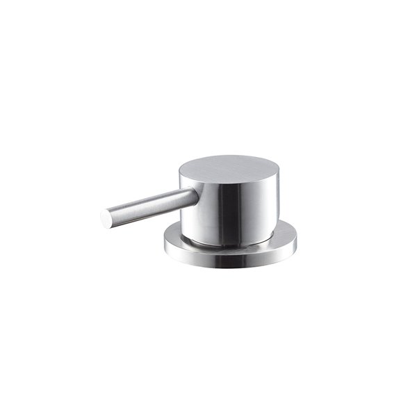 Poignée X-STEEL 316, contrôle séparée pour bec de lavabo, raccords 1/2" et 3/8", acier inox