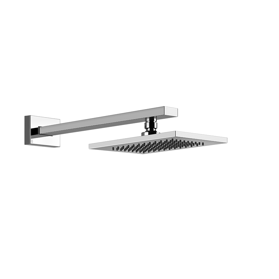 Tête de douche RETTANGOLO,  216 x 140 mm, avec bras 380 mm, G 1/2", 3 bar, débit 20 l/min, chromé