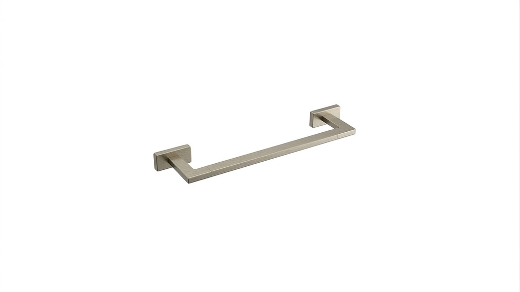 Barre à linge LEO L: 30 cm, nickel brossé
