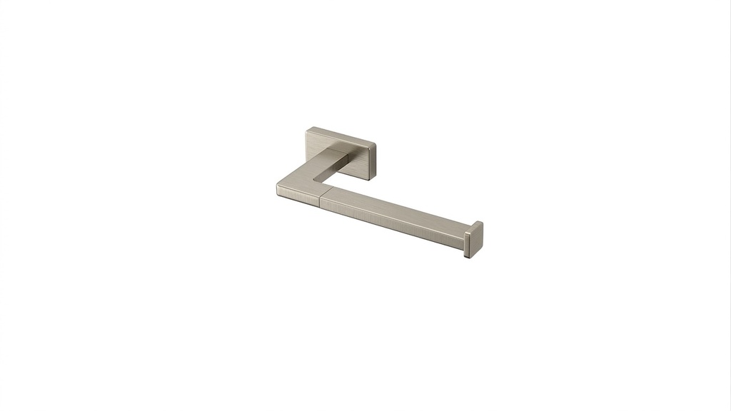 Porte-papier LEO version à droite, sans couvercle, nickel brossé