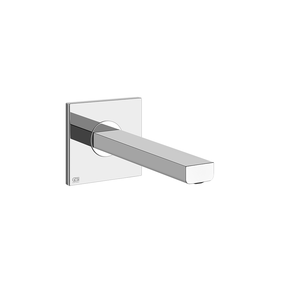 Bec de lavabo mural S 147 mm, avec raccordement 1/2", à compléter d'un mitigeur à commande séparée, groupe acoustique I, débit 5 l/min, chromé