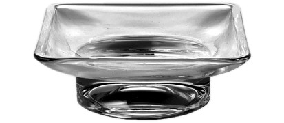 Jatte / coupelle à savon (DIVA) en verre clair