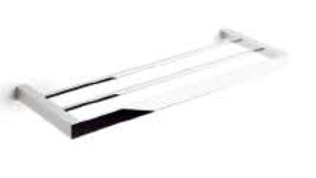 Barre à linge triple ISOLA 60 cm, chromé