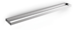 Barre modulaire ISOLA - 1000 mm avec lumière LED 4000 K, 1712 Lumen, 12 watt (convient pour le positionnement sous le miroir), acier inoxydable brossé