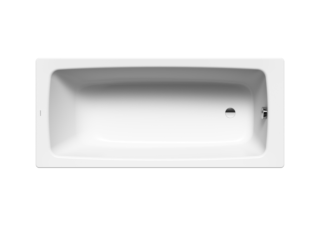 Baignoire 170 x 75 x 41 cm CAMERA, acier isolation phonique, standard, blanc