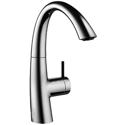 Mélangeur de lavabo ZOE S 150 mm, goulot orientable sans vidage groupe acoustique I - Chromé