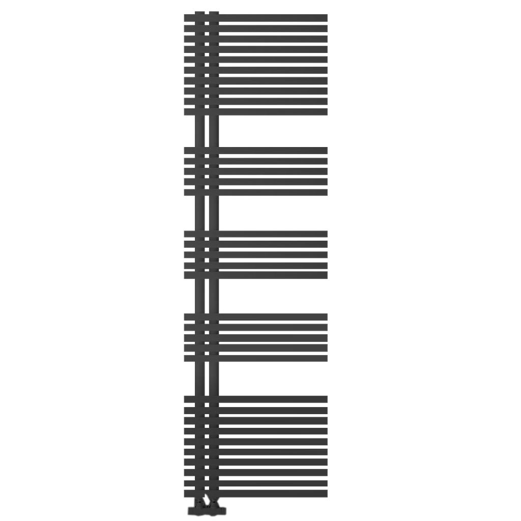 Radiateur sèche-serviettes BORA électrique 170 x 50 cm, 900 W, thermostat SMART Plus compris, anthracite