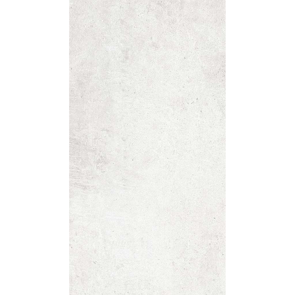 Grés cérame Interlaken blanc 300x600x8.5mm (298x598) non émaillé, rectifié, R10B - 1.08 m2 - 17.03 kg/m2 - V2 - 51.84 m2/palette