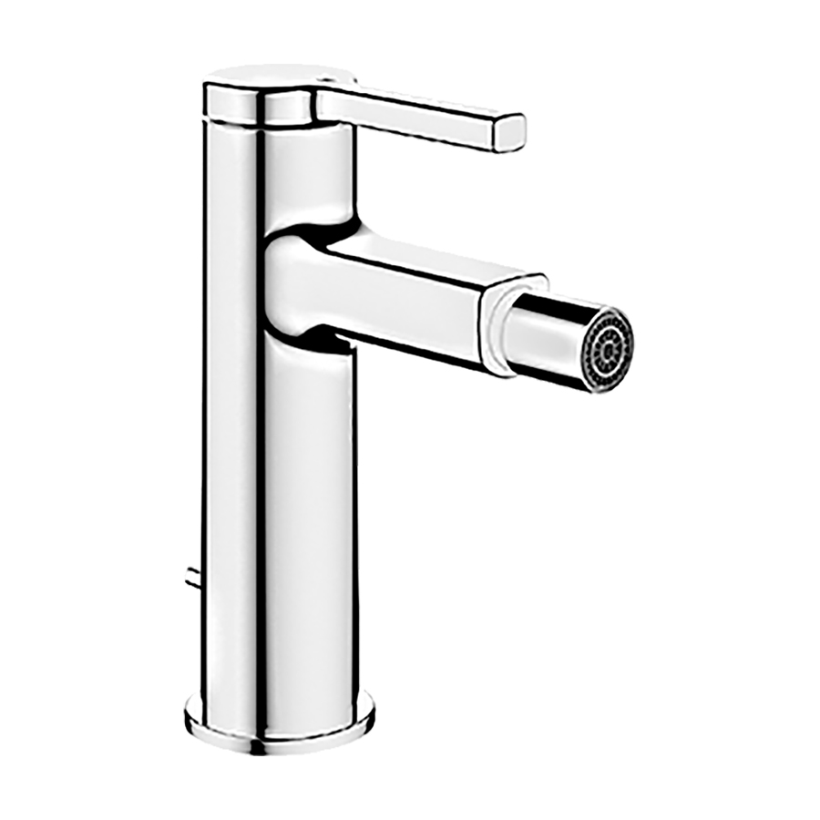 Mélangeur de bidet AVA 2.0 S 110 mm, goulot fixe vidage excentrique, chromeline