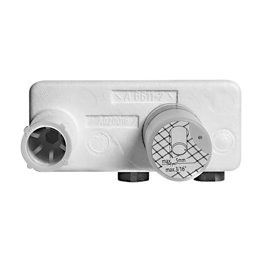 Corps à encastrer KWC 1/2", pour mélangeur mural UP AVA E INOX, acier inoxydable