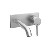 Mélangeur mural BELLA UP set de montage final S 175 mm, sans corps à encastrer Nr. 39.001.401.931, groupe acoustique I, acier inoxydable brossé