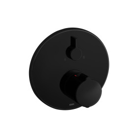 Mélangeur bain BELLA THERM UP set de montage final, inverseur, plaque de recouvrement D 17 cm, sans corps à encastrer Nr. 39.999.900.931 / 39.999.910.931, noir mat 