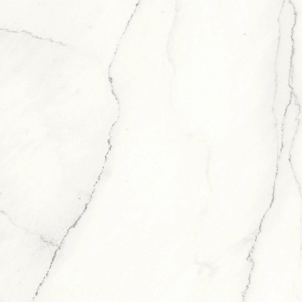 Grès Cérame non émaillé Malmö Blanc veiné fin 600x600x8mm ret poli brillant - 1.44 m2 - 18Kg/ m2 - V3 - 46.08 m2/palette