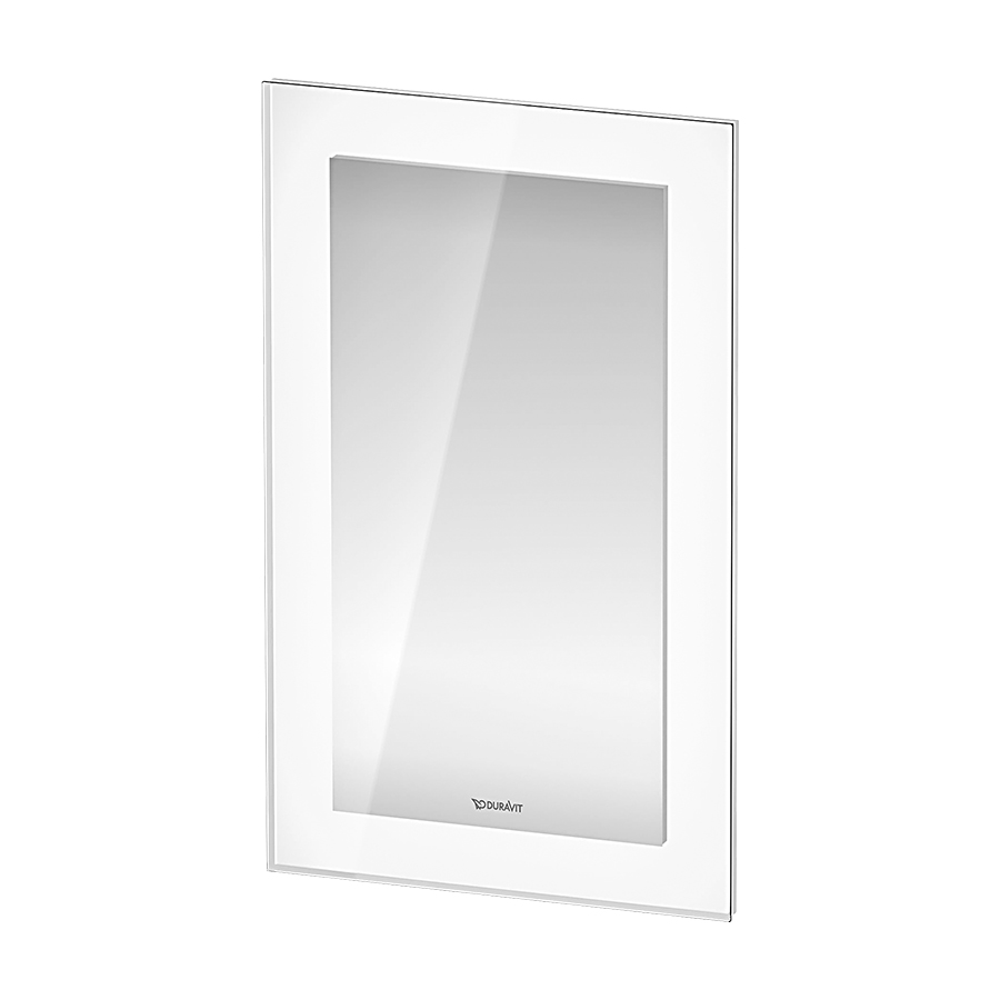 Miroir lumineux WHITE TULIP 45 x 75 x 5 cm éclairage LED 3500 Kelvin 29 W, variateur d'éclairage capteur sensitif en bas à droite, IP44, standard, blanc