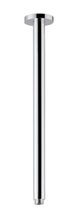 Bras de douche plafond 1/2" ERGO / LINFA II / HAKA,  L=350 mm, rosace ronde, chromé