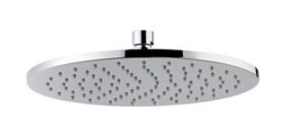 Douche pluie ronde Ø 250 mm ERGO / HAKA / B-EASY / BLINK/BLINK CHIC, rotule, débit 9 l/min, sans bras de douche mural/plafond, chromé
