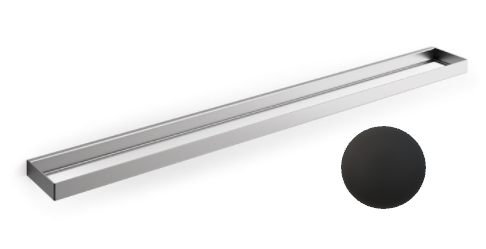 Barre modulaire ISOLA L 200 x P115 x E 30 mm, NE acier inox noir mat