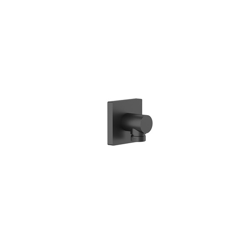 [1621C1090] Sortie murale EMPORIO coudée 1/2", L 45 mm, rosace carrée, 299 noir XL