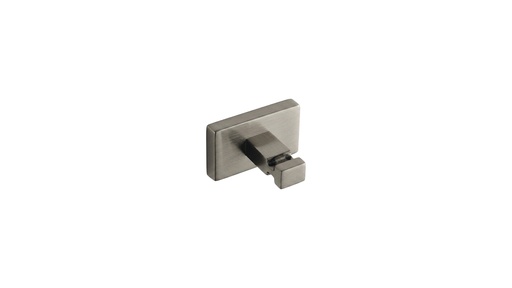 [1690C0800] Crochet à habits LEA 1800 patère simple, Nickel brossée