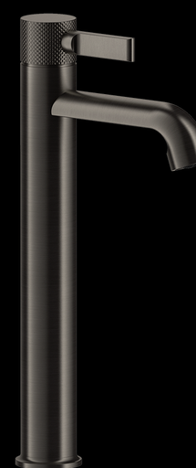 [1621C1230] Mélangeur de lavabo INCISO, S 135 mm, goulot fixe H jusqu'à l'aérateur 239 mm, H levier 338 mm, avec vidage excentrique, tuyaux de raccordement flexibles 3/8", groupe acoustique NT, 149 Finox