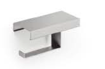[1690C0970] Module porte-rouleau INDISSIMA, gauche, L - 200 mm avec couvercle, acier inoxydable brossé