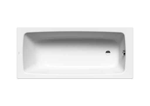 [1610H0075] Baignoire 180 x 80 x 41 cm CAYONO, acier isolation phonique, standard, blanc