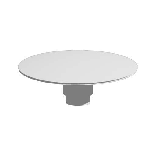 [1624C0679] Iris, Lentille pour vasque IRIS pour Nr.1624C0676, acier émaille, avec vidage, gris clair mat 060 ou couleur à choix