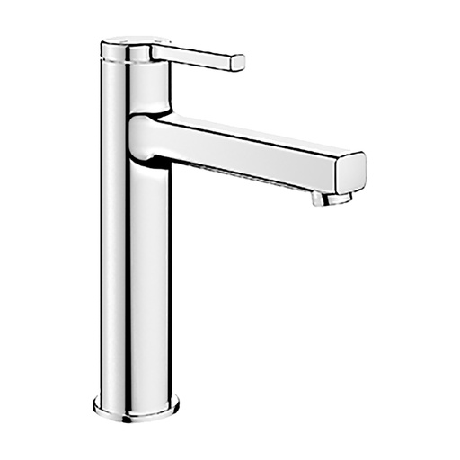 [1621C1298] Mélangeur de lavabo AVA 2.0 eau froide par position du levier au milieu, S 145 mm goulot fixe, vidage Push Open, chromeline
