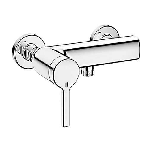 [1621C1317] Mélangeur de douche AVA 2.0 E 153 mm, monocommande, raccords d'arrêt 1/2" x 1/2", chromeline