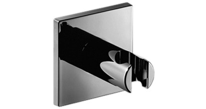 [1621C1343] Support de douche KWC rosace 75 x 75 mm, (AVA E INOX) acier inoxydable brossé