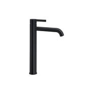 [1621S0888] Mélangeur de lavabo BEVO S 195 mm, goulot fixe H jusqu'à aérateur 242 mm H levier ouvert 364 mm sans vidage, tuyaux de raccordement flexibles 3/8" groupe acoustique NT, noir mat