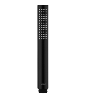 [1621C1351] Douche à main KWC Fit X slim 1-jets (BEVO) acier inoxydable, TouchProtect, noir mat