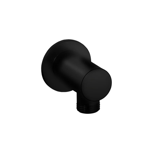 [1621C1355] Coude de raccordement KWC 1/2", rosace D 48 mm (BEVO), noir mat