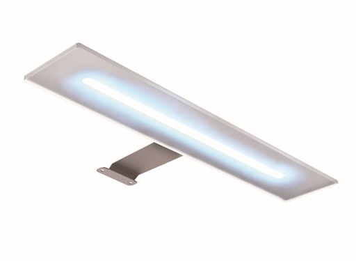 [1617C0487] Applique Slim New - Lumière naturelle 4000°K - Eléments hauts, miroirs pour lampe, largeur 350 mm, finition chromé