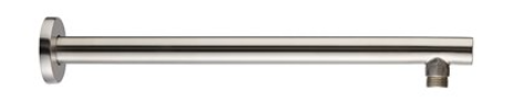 [1621S0908] Bras de douche mural 1/2" X-STEEL 316, L=350 mm, acier inox