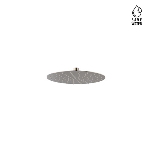[1621S0910] Douche pluie ronde Ø 250 mm X-STEEL 316, rotule, débit 9 l/min sans bras de douche mural/plafond, acier inox