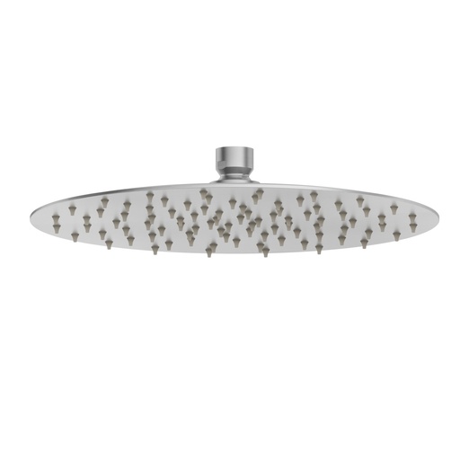 [1621S0910] Douche pluie ronde Ø 250 mm X-STEEL 316, rotule, débit 9 l/min sans bras de douche mural/plafond, acier inox