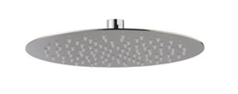 [1621S0911] Douche pluie ronde Ø 250 mm h. 2mm LINFA II, rotule, débit 9 l/min, sans bras de douche mural/plafond, chromé