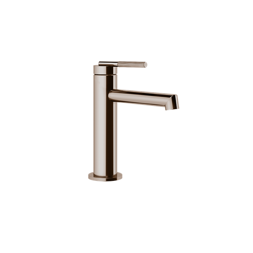 [1621C1409] Mélangeur de lavabo INGRANAGGIO, S 128 mm, goulot fixe, sans vidage, avec flexible de raccordement 3/8", groupe acoustique NT, 708 Copper Brushed PVD