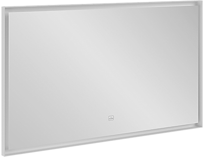 [1617S0322] Miroir lumineux SUBWAY 3.0 130 x 75 x 4,75 cm éclairage LED 35,04 W 2700 K jusqu'à 6500 K matériel de fixation inclus, blanc mat