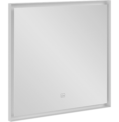 [1617S0324] Miroir lumineux SUBWAY 3.0 80 x 75 x 4,75 cm éclairage LED 25,44 W 2700 K jusqu'à 6500 K matériel de fixation inclus, blanc mat