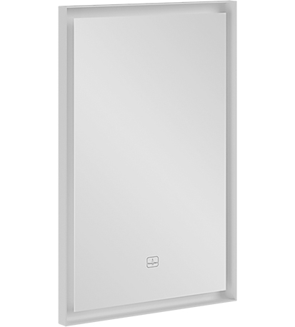 [1617S0327] Miroir lumineux SUBWAY 3.0 50 x 75 x 4,75 cm éclairage LED 19,68 W 2700 K jusqu'à 6500 K matériel de fixation inclus, blanc mat