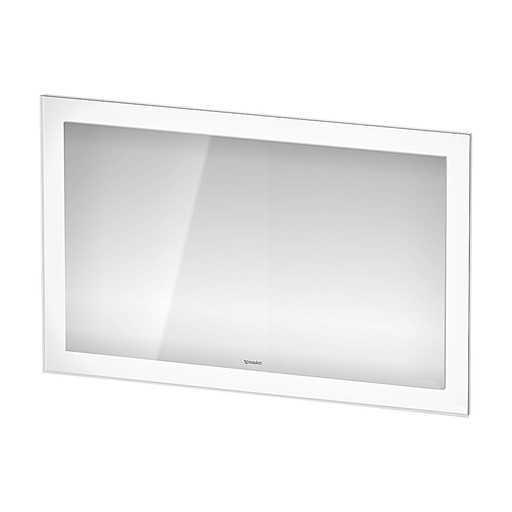 [1617C0484] Miroir lumineux WHITE TULIP 135 x 75 x 5 cm éclairage LED 3500 Kelvin 56 W, variateur d'éclairage capteur sensitif en bas à droite, IP44, standard, blanc