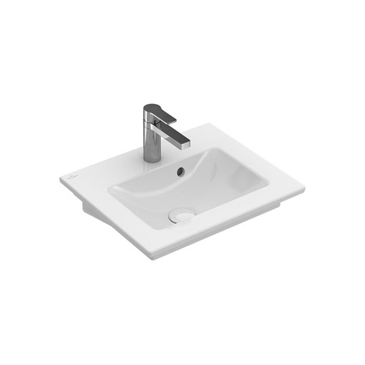 [1624S0232] Lave-mains VENTICELLO 50 x 42 cm, céramique avec trop-plein, pour meuble suspendu, 1 trou robin., standard, blanc
