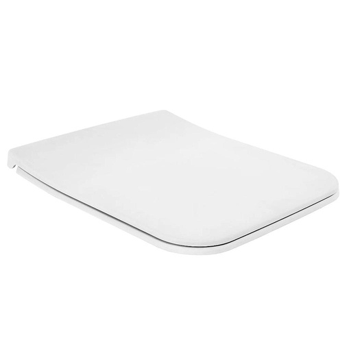 [1625S0088] Siège de WC VENTICELLO Slimseat (à recouvrement), avec couvercle quick-release, softclosing, charnières acier inoxydable, blanc