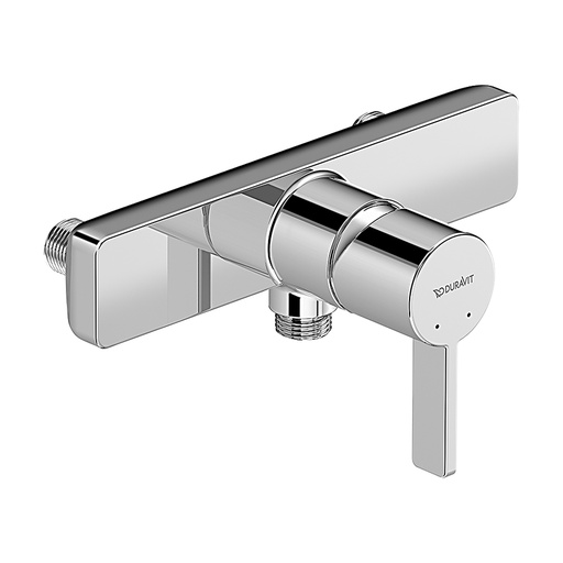 [1621M0837] Mélangeur de douche D-NEO AD 153 mm, nu, sans raccords d'arrêt, ni flexible et douchette à main, chromé